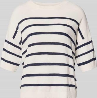 Armedangels Armedangels Relaxed Fit Pullover aus Leinen-Mix Modell STRIPE in Offwhite, Gr&ouml;&szlig;e XL