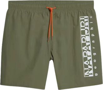 Napapijri Groene Regular Fit Zwemshorts - Heren - Strandmode - Groen - S - Badmode