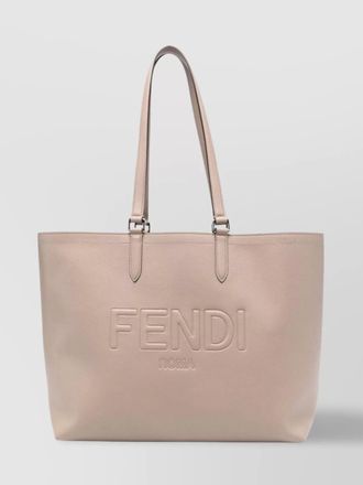 Fendi baguette leather shoulder bag