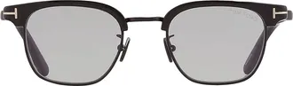 Tom Ford Smoke Square Mens Sunglasses FT1119-D 01A 47
