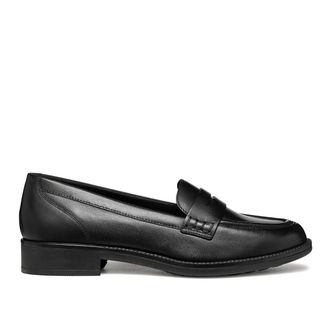 Geox Ademende loafers in leer Jaylon