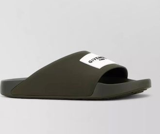 Givenchy rubber label slides open toe design