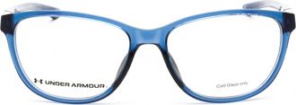 Under Armour UA5038 Rectangular Plastic Frame Eyeglasses - Blue
