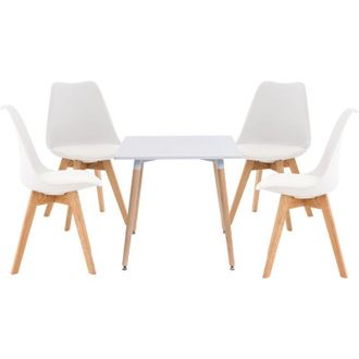 Clp Set da pranzo Lente Natura/bianco