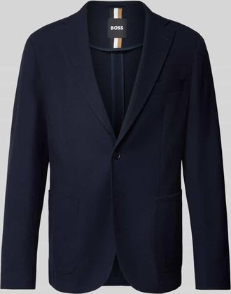 HUGO BOSS Regular Fit Anzugsakko aus Schurwoll-Mix Modell HANRY in Marine, Größe 102