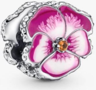 Pandora Pansy Sterling Silver Charm