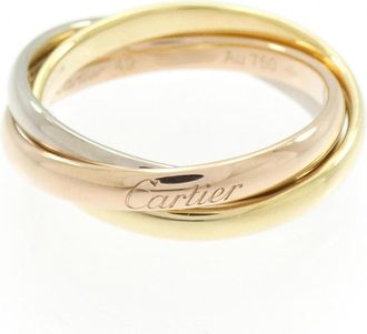 Cartier Pink Gold White Gold Yellow Gold Yellow Gold (18K) Pink Gold (18K) White Gold (18K) Band Ring (Pre-Owned)