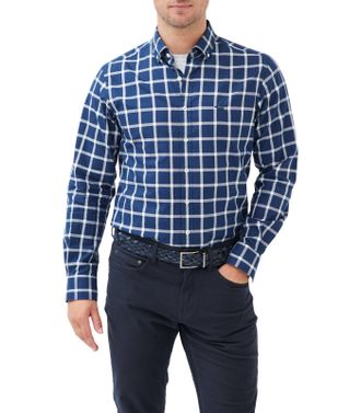Rodd & Gunn Gunn Check Oxford 4 Sports Fit Shirt