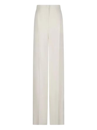 Max Mara Manetta pleated trousers - women - Acetate/Polyester/Acetate/Spandex/Elastane - 46 - White