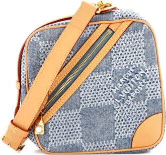 Louis Vuitton Chess Messenger Bag Damier 3D Denim crossbody bag - Blu