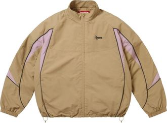 SUPREME FW25 Contrast Piping Track Jacket Tan SUP-FW25-075-TAN