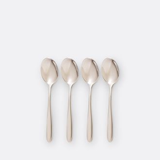 La Redoute Interieurs Set van 4 koffielepels in inox, Ebano