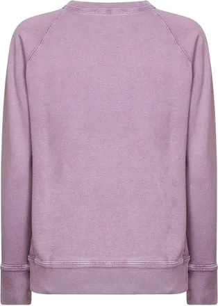 Isabel Marant Womens Sweatshirt Millyny Cotton-Blend Purple Sweatshirts Sweater