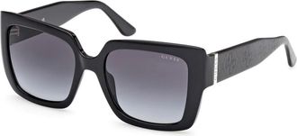 Guess Stijlvolle zonnebril Gu 00200 01B - Dames - Zonnebrillen - Zwart - 53 MM - Accessoires