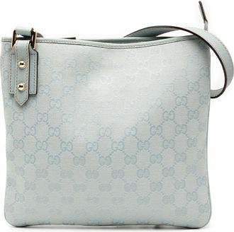 Gucci Pre-owned Womens Gg Canvas Crossbody - Light Grey Textile - One Size