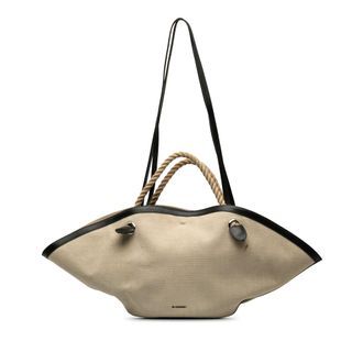 Jil Sander Canvas Sombrero Satchel