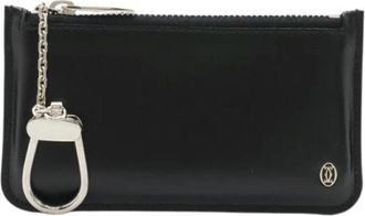 Cartier Pre-owned Pasha Leren Muntencase Zwart - Dames - Vintage Accessoires - Zwart - ONE Size - Leer - Vintage