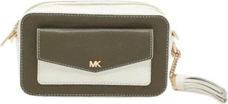 Michael Kors Pre-owned Maeve Crossbody Bag - Dames - Vintage Schoudertas - Groen - ONE Size - Leer - Vintage