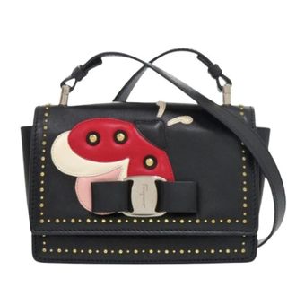 Ferragamo Pre-owned Mini Bags, female, Black, Size: ONE SIZE Pre-owned Mini Shoulder Bag