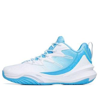 Anta Quick Decision 5 Basketball Shoes White Blue 112221625S-1