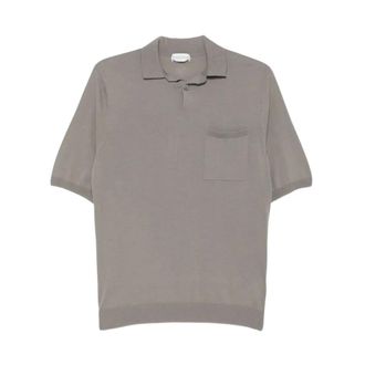Ballantyne Polo Shirts, male, Gray, Size: 2XL Pocket Polo