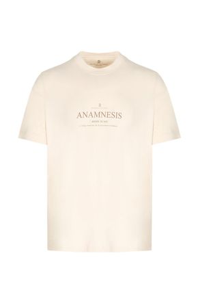 Brunello Cucinelli TEXT T SHIRT Size: XXL, colour: BEIGE