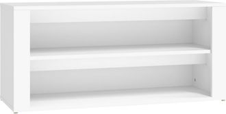 vidaXL Vidaxl - Mueble Zapatero De Madera Contrachapada Blanco 100x35x45 Cm