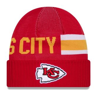 New Era NFL Sideline Tech Knit Beanie - Kansas City Chiefs Red