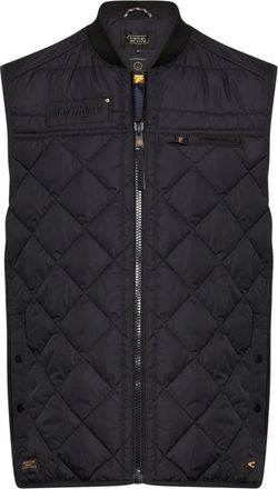 Camel Active Gewatteerd Vest - Heren - Bodywarmers - Blauw - 3XL - Polyester - Jassen