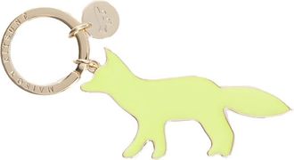 Maison Kitsun&eacute; Portachiavi con volpe - Oro