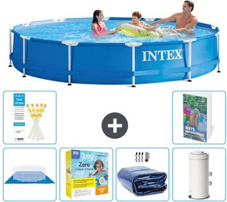 Intex Piscina Con Estructura Redonda - 366x76 Cm - 7-piezas S71