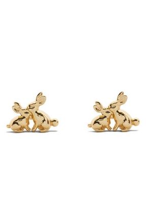 Kate Spade New York bunny stud earrings in Gold at Nordstrom
