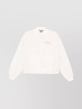 New Balance silk bomber jacket