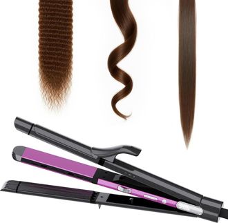 OEM Plancha, Rizador Y Herramienta De Peinado 3 En 1 - Disco Cer&aacute;mico, Herramienta Profesional Para Peinar El Cabello, Calentamiento R&aacute;pido, Ideal Para Mu