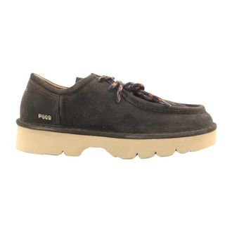 Panchic Laced Schoenen - Heren - Veterschoenen - Bruin - 41 EU - Leer - Schoenen