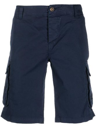 MC2 Saint Barth stretch-cotton cargo shorts - Blue