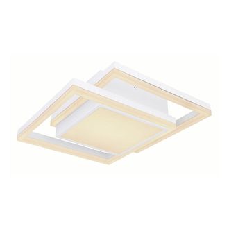 Globo Lighting Plaf&oacute;n - Squares - Blanco - Metal - Led - 67225-24fsh