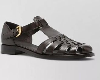 Churchs kelsey leather sandals strap cage sole