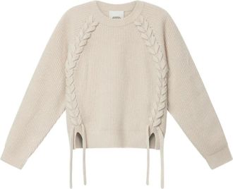 Isabel Marant Tulliam braided-detail sweater - Neutrals