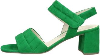 Gabor Sandalen Hak - Dames - Sandalen met hakken - Groen - 37 EU - Schoenen