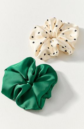 Natasha Polka Dot Scrunchies, Set of 2