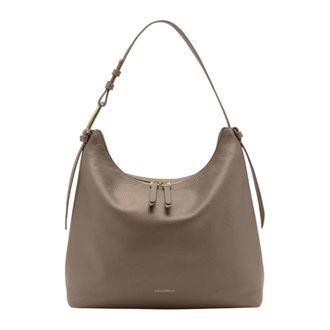 Coccinelle Tassen, Dames, Beige, ONE Size, Katoen, Malory Schoudertas