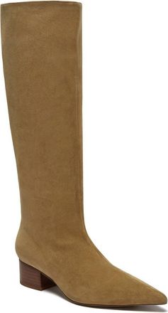 Silent D Womens Kaias Suede Tall Boots In Taupe