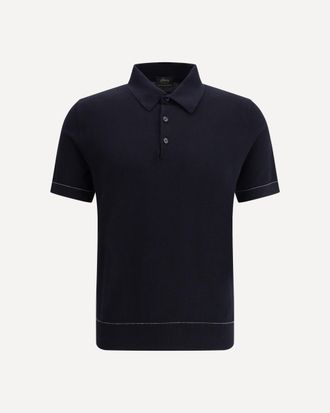 Brioni Cotton Polo Shirt Male 56
