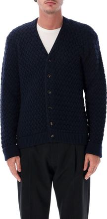 Bottega Veneta Midnight Blue Knitted Cardigan