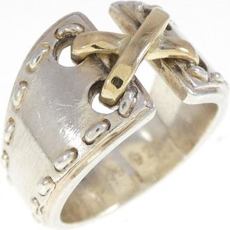 Herm&egrave;s Silver 925 Band Ring (Pre-Owned)