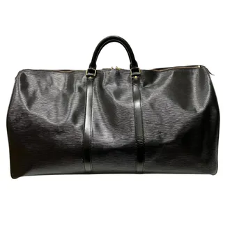 Louis Vuitton Epi Black Epi Leather Boston Bag (Pre-Owned)