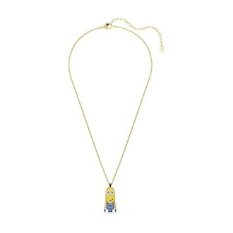 Swarovski Accessoires, Dames, Veelkleurig, ONE Size, Leer, Minions Kevin Ketting