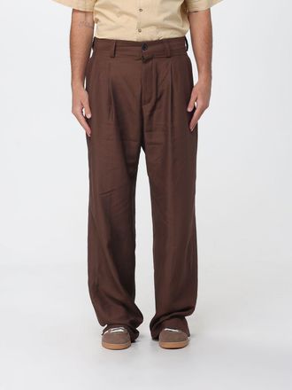 Laneus Pantaloni a gamba larga in lino