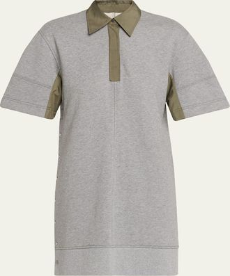 3.1 Phillip Lim Short-Sleeve Combo Polo Dress